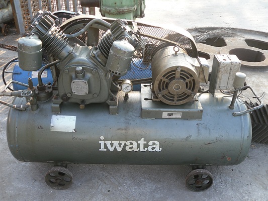 may nen khi cu, máy nén khí cũ, máy nén khí iwata